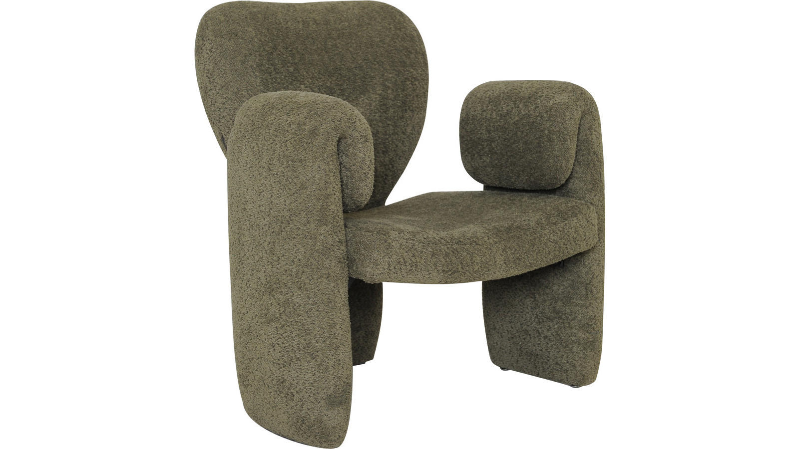 FÅTÖLJ i trä, textil grön  - grön/aluminiumfärg, Design, metall/trä (76/84,50/79,50cm) - Best Price