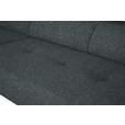 ECKSOFA in Chenille Grau  205/280 cm  - Schwarz/Grau, Design, Textil/Metall (205/280cm) - Xora