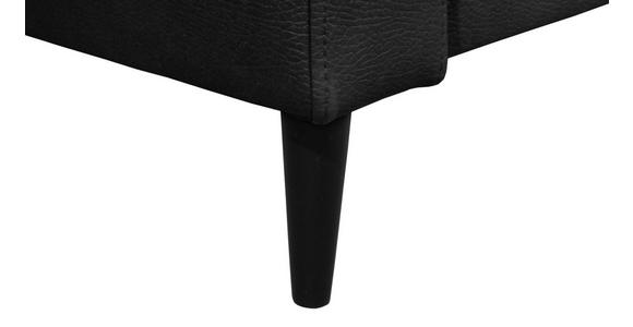 3-SITZER-SOFA in Lederlook Grau - Schwarz/Grau, KONVENTIONELL, Holz/Textil (228/96/97cm) - Carryhome