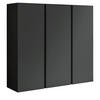 SCHUHSCHRANK Anthrazit  - Anthrazit, Design, Glas/Holzwerkstoff (120/110/33cm) - Moderano