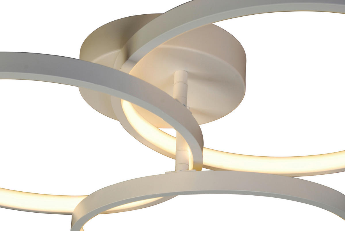 LED-DECKENLEUCHTE - Weiß, Trend, Kunststoff/Metall (70/12cm) - Novel