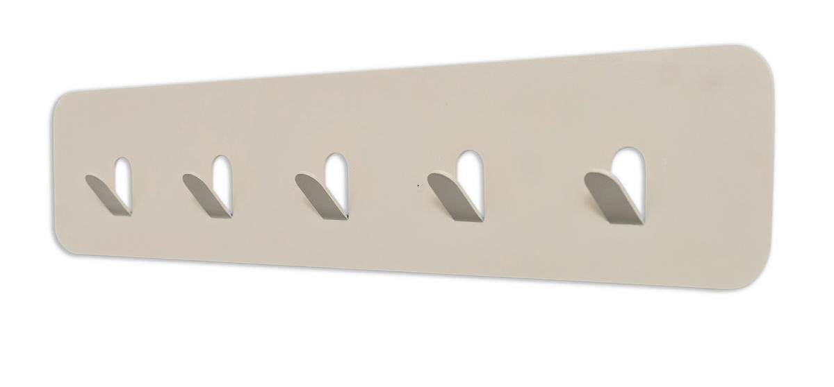 HAKENLEISTE  in Creme  - Creme, Design, Metall (50/10/3cm) - Xora