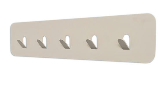 HAKENLEISTE  in Creme  - Creme, Design, Metall (50/10/3cm) - Xora