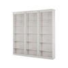 Bücherwand Lillehammer Kiefer massiv Weiß, Kieferfarben  - Weiß/Kieferfarben, Design, Holz (223/222/34cm) - MID.YOU