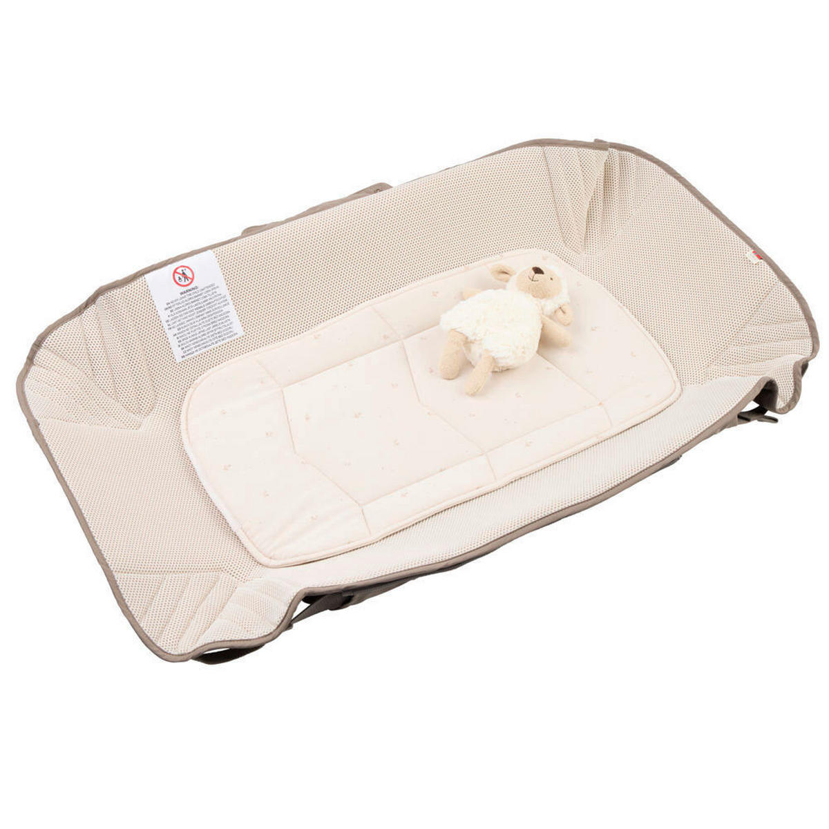 SKLOPIVA KOŠARA ZA SPAVANJE  Carry Me   - cappuccino, Basics, tekstil (27/65cm)