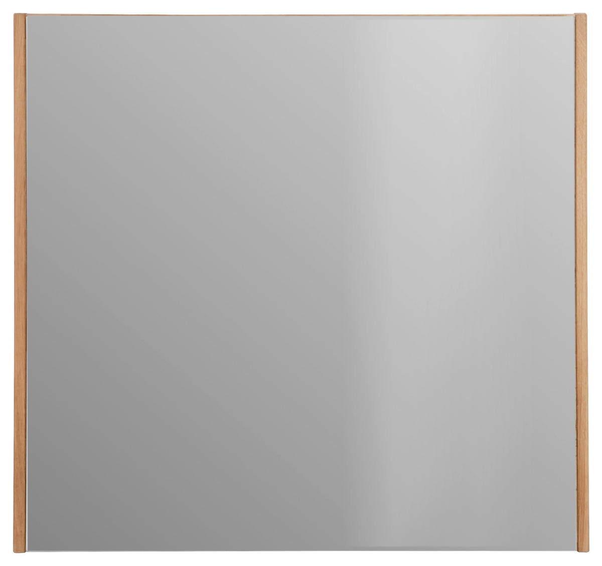 WANDSPIEGEL 80/75/2,5 cm  - Eichefarben, Design, Glas/Holz (80/75/2,5cm) - Linea Natura