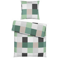 BETTWÄSCHE Fleece 135/200 cm  - Grün, Textil (135/200cm) - Novel