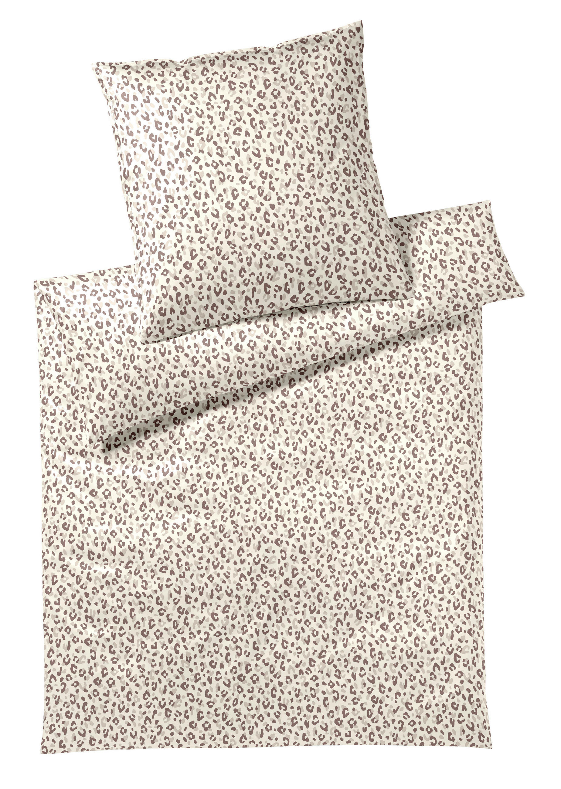 POSTELJNINA LEOLOOK 200/200 cm mako saten rjava  - rjava, Konvencionalno, tekstil (200/200cm) - Elegante