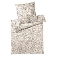 POSTELJNINA LEOLOOK 140/200 cm mako saten rjava  - rjava, Konvencionalno, tekstil (140/200cm) - Elegante