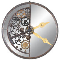 NÁSTĚNNÉ ZRCADLO 110/110/13 cm  - barvy zlata, Trend, kov/sklo (110/110/13cm) - Ambia Home