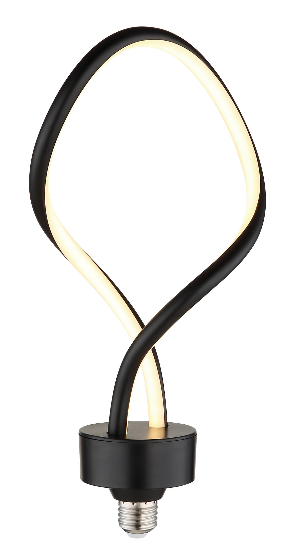LED-LEUCHTMITTEL E27 6 W 810 lm  - Opal/Schwarz, Basics, Kunststoff/Metall (15,2/32,7cm) - Globo