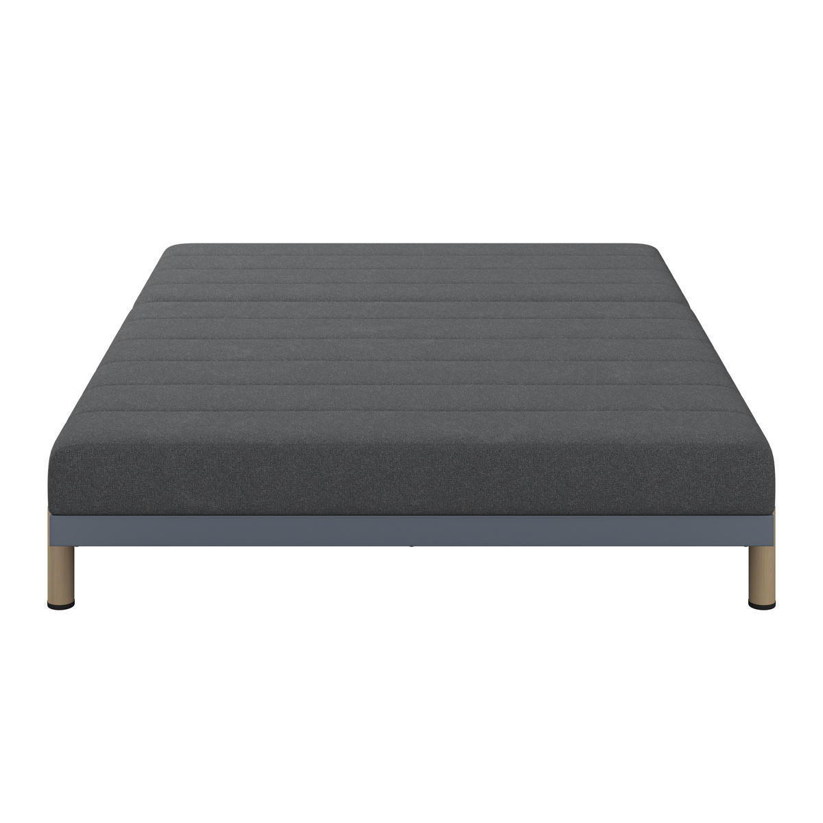 SONNENINSEL 203/38.5/148 cm Aluminium  - Dunkelgrau/Naturfarben, MODERN, Textil/Metall (203/38.5/148cm) - Ambia Garden