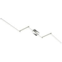 LED-DECKENLEUCHTE Staff 227,2/12/5 cm  - Chromfarben/Alufarben, Basics, Kunststoff/Metall (227,2/12/5cm)