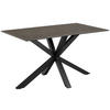 ESSTISCH in Keramik  - Schwarz, Trend, Keramik/Metall (135/76/80cm) - MID.YOU