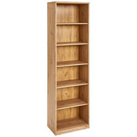 REGAL Eiche Artisan  - Schwarz/Eiche Artisan, Basics, Holzwerkstoff (55/194/36cm) - Xora