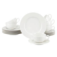 KAFFEESERVICE Creme Venice Creme 18-teilig  - Creme, Basics, Keramik - Creatable