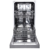 GESCHIRRSPÜLER GSP45TIDM  - Weiß/Grau, Trend, Kunststoff/Metall (44/81,5/57cm) - Respekta