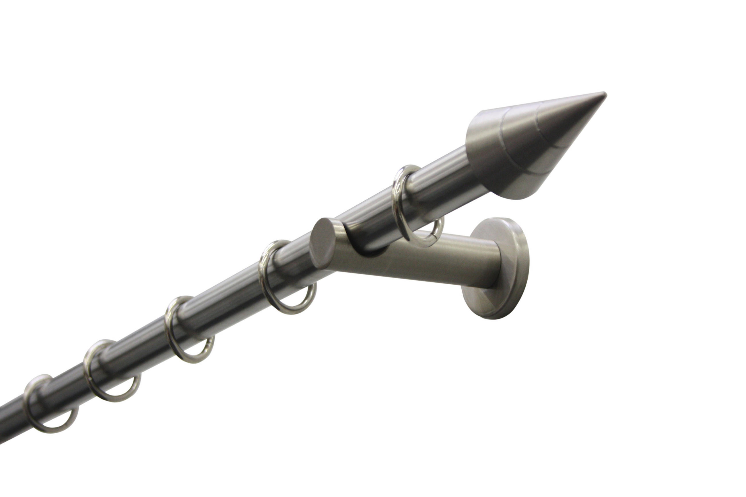 KARNIŠA VODILICA srebrna, metal - srebrna, Osnovno, metal (160cm) - Gardinia