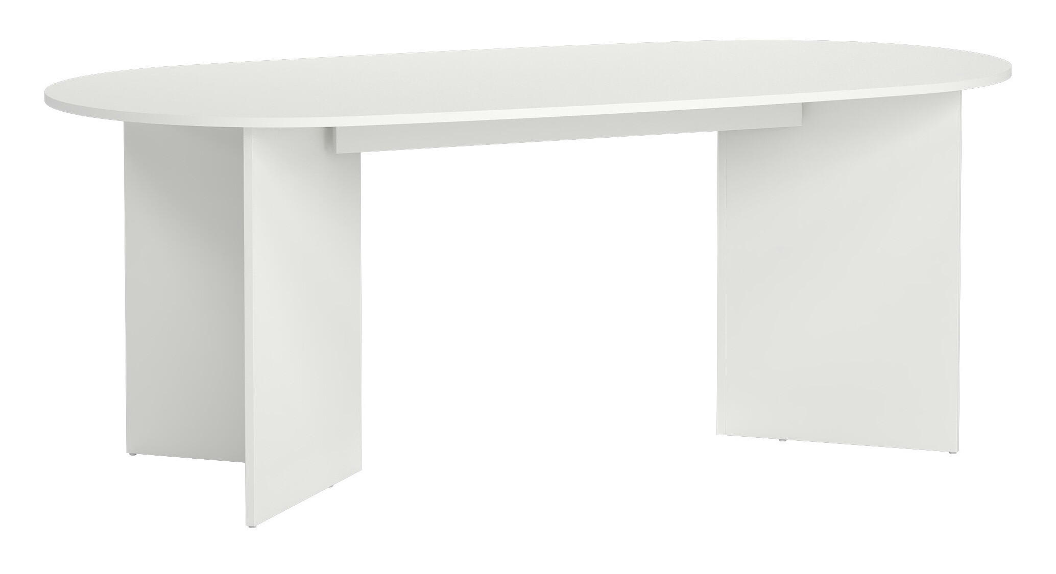P & B JÍDELNÍ STŮL, bílá, 200/100/76 cm