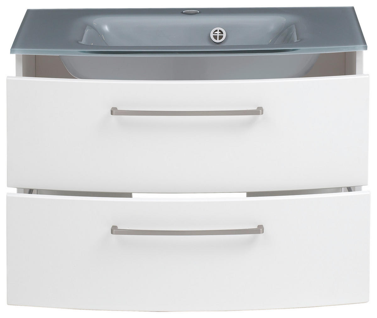 BADRUM 80 cm  - vit/grå, Klassisk, trämaterial/glas (80cm) - Held