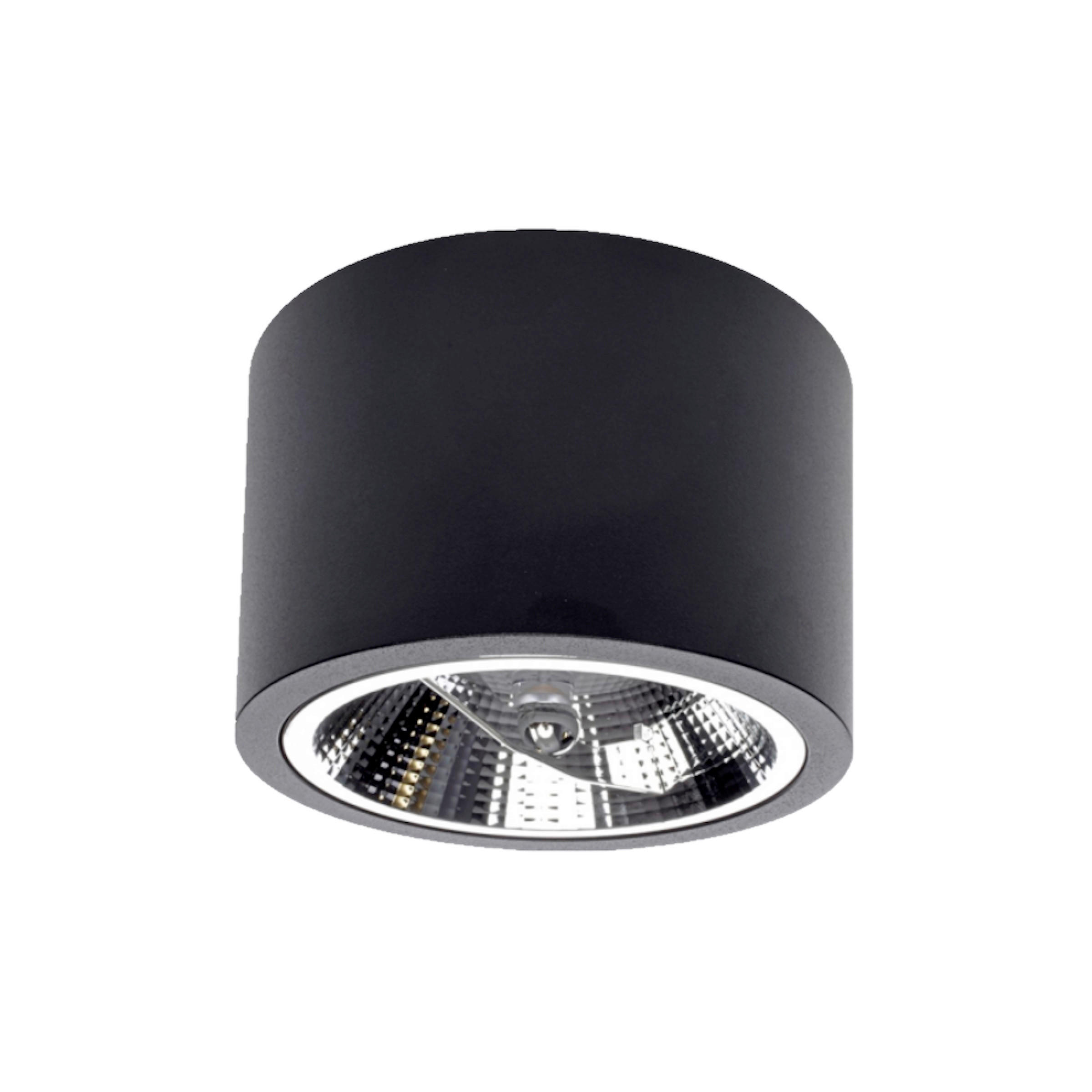 DECKENLEUCHTE Camino   - Schwarz, Basics, Metall (9/12/12cm)