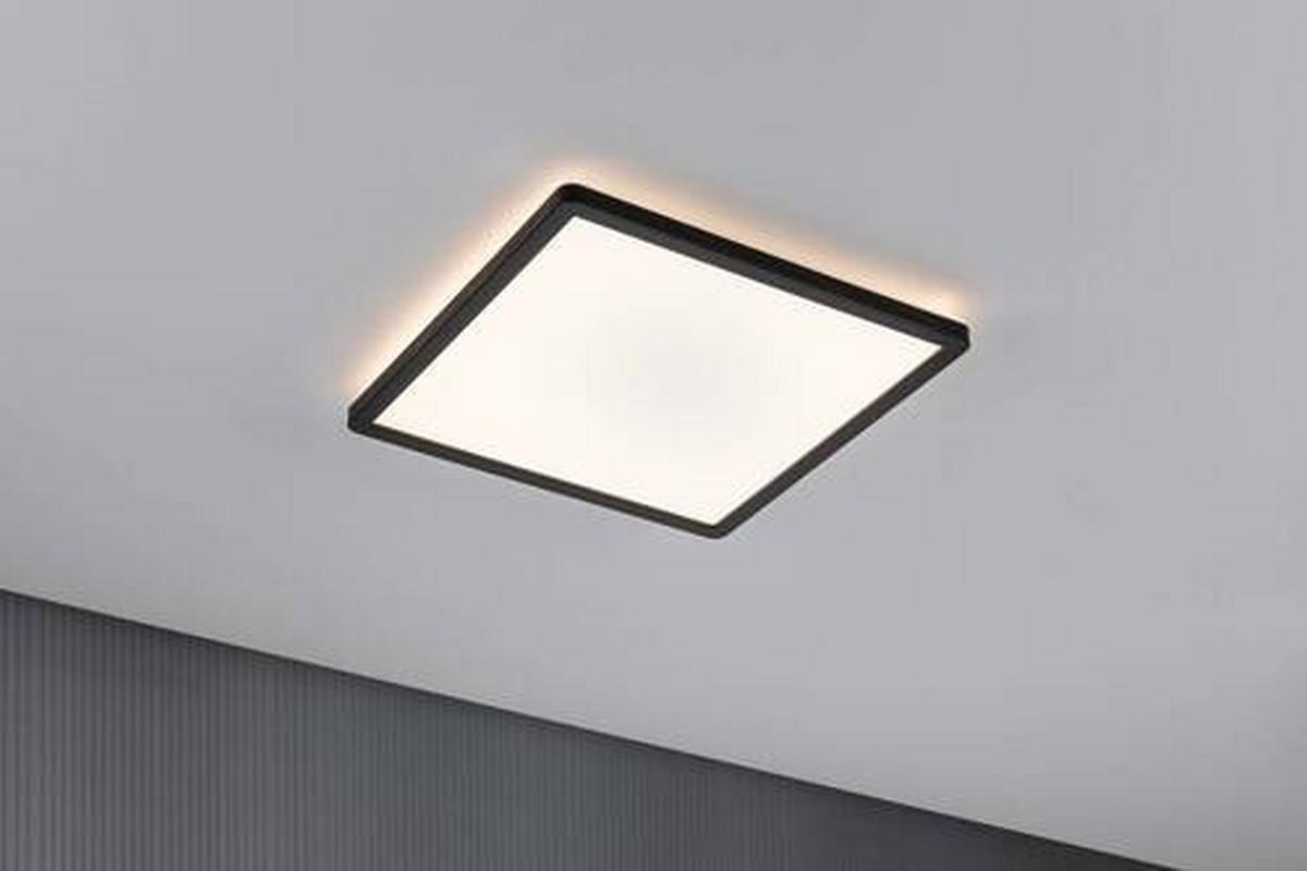 LED-PANEEL 29,3/29,3 cm   - Schwarz, Basics, Kunststoff (29,3/29,3cm) - Paulmann