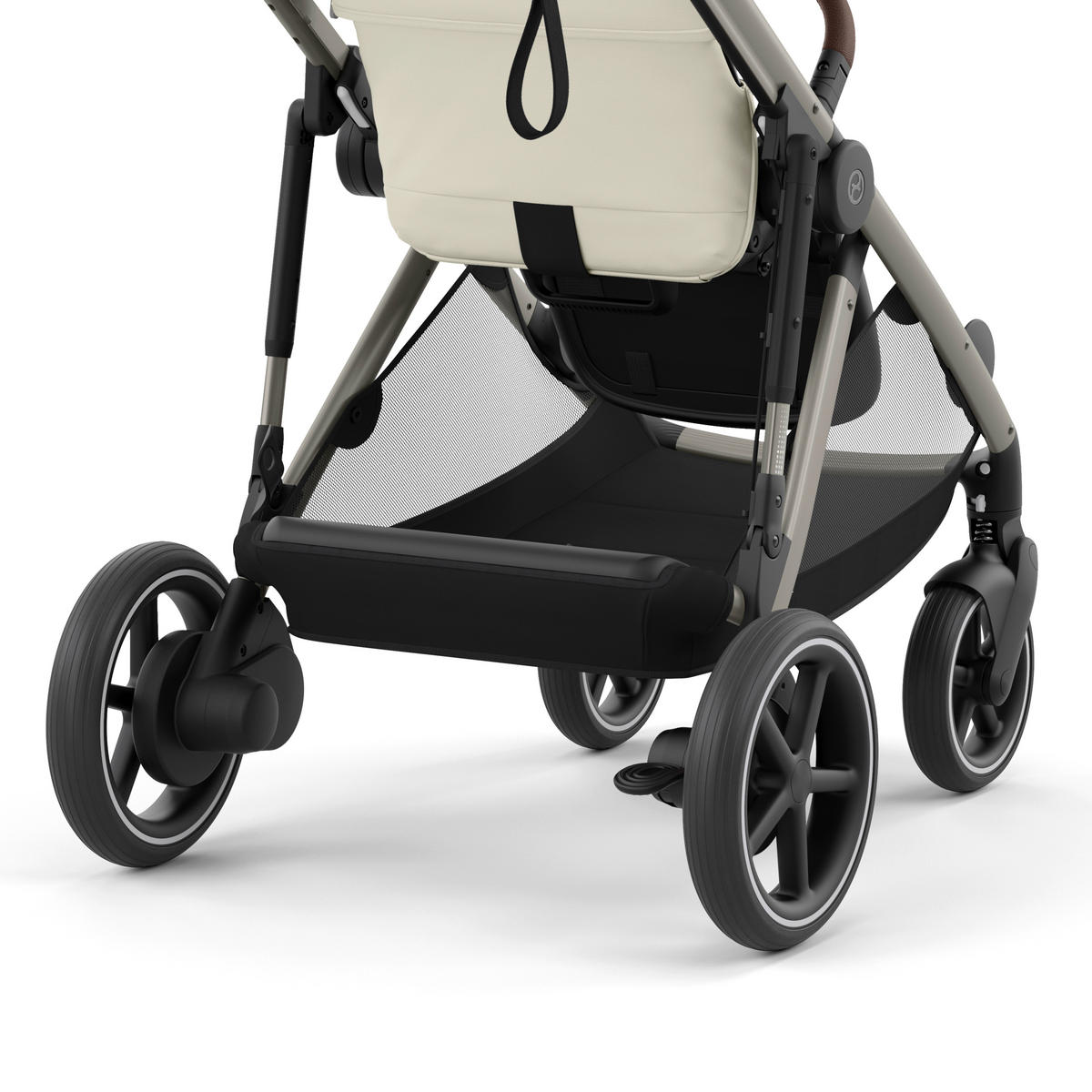 KINDERWAGEN E-GAZELLE S  - Taupe, Design, Kunststoff/Metall (94.5/66/100cm) - Cybex