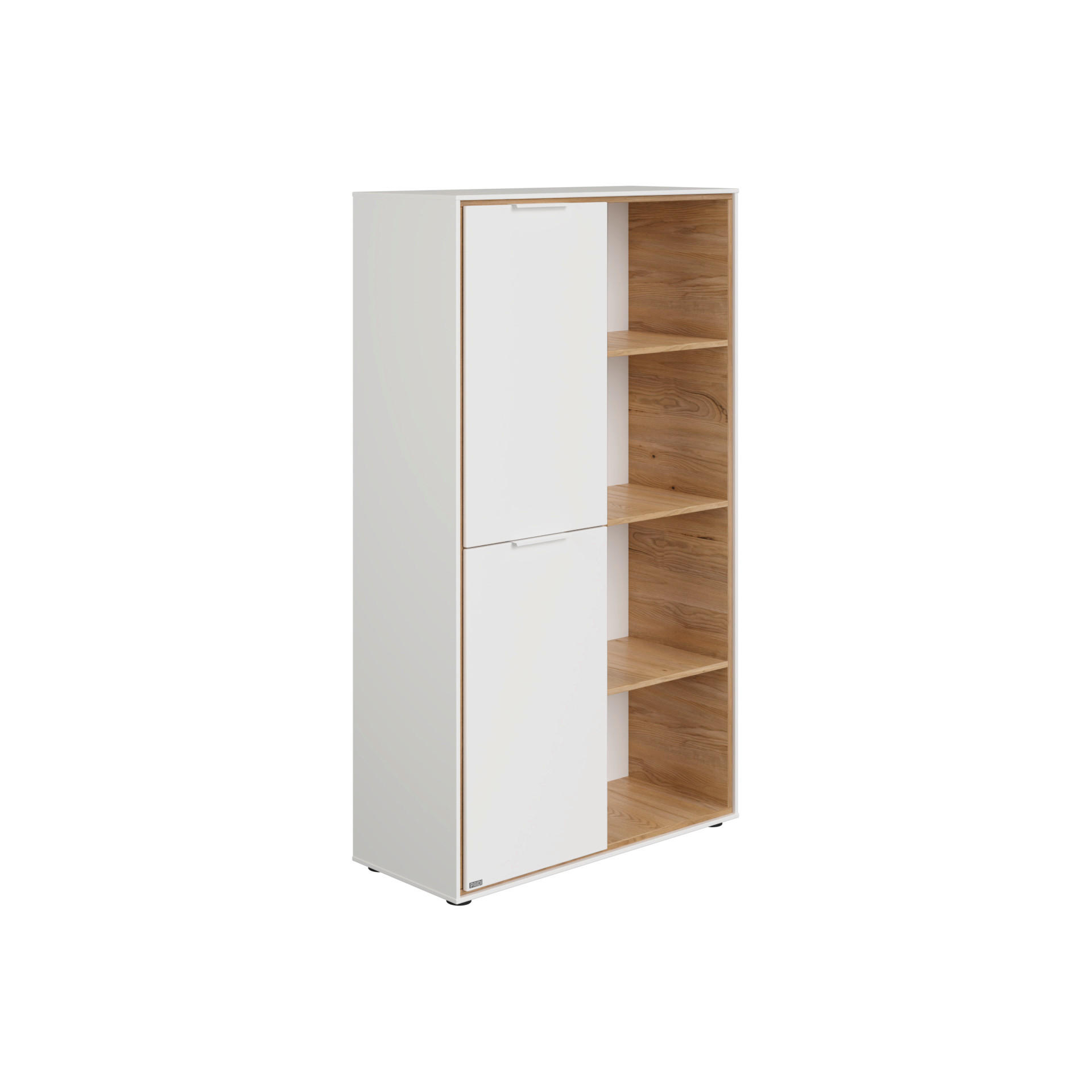BABYREGAL Lieven Weiß, Eichefarben  - Eichefarben/Weiß, Basics, Holzwerkstoff (97,2/165,0/38,8cm) - Paidi