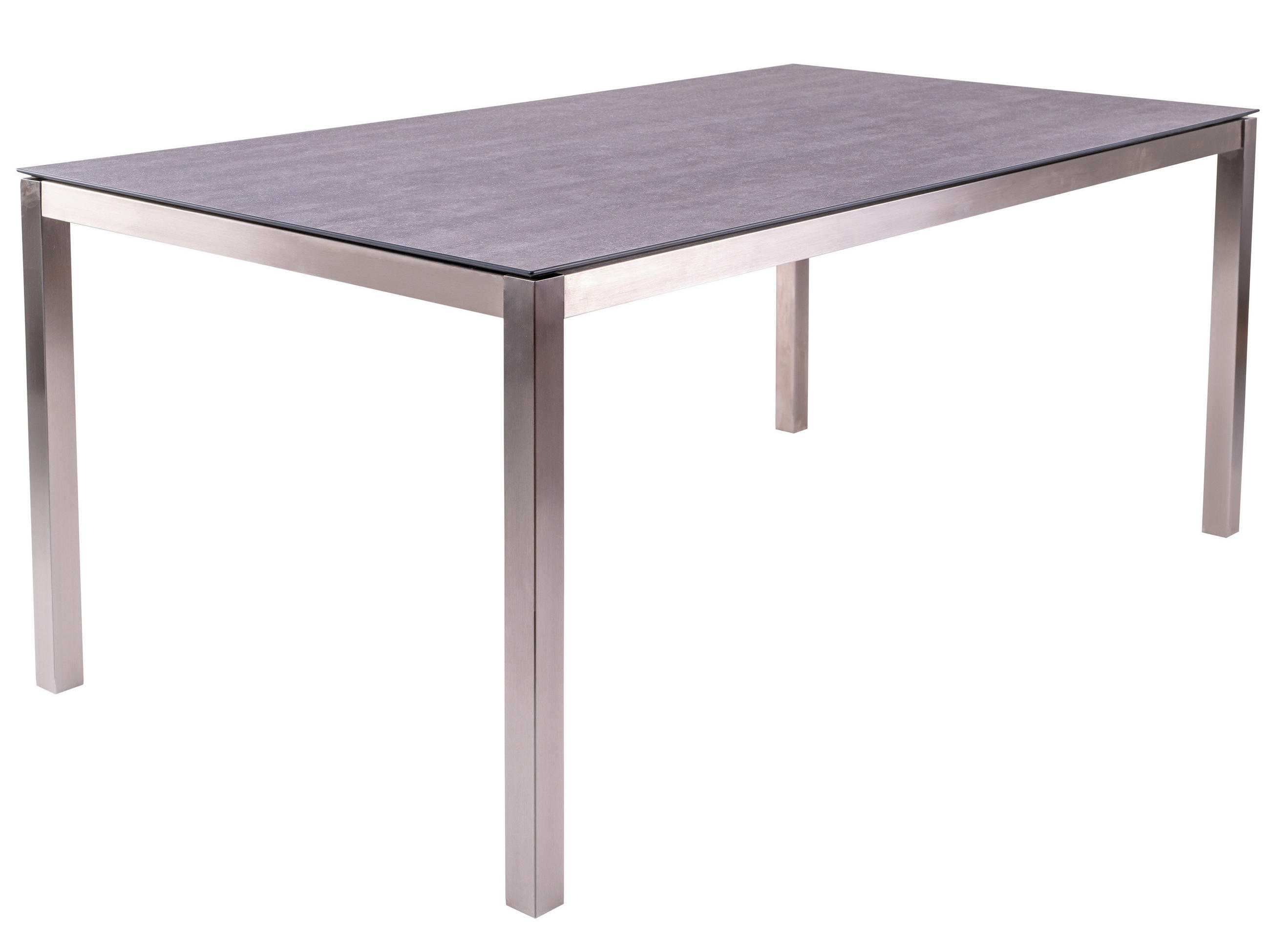 GARTENTISCHPLATTE 180/100/1,3 cm Kunststoff  - Grau, Design, Kunststoff (180/100/1,3cm) - Zebra 