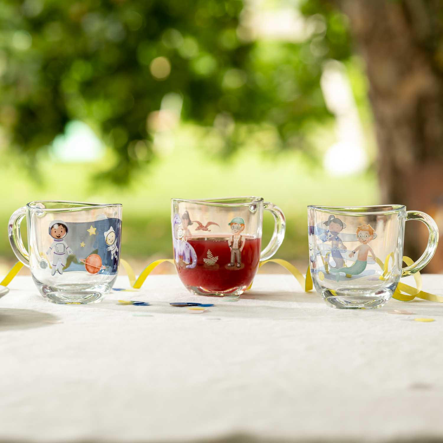 TASSENSET Bambini Aventura 6-teilig - Trend, Glas (11,5/8,8/8,4cm) - Leonardo