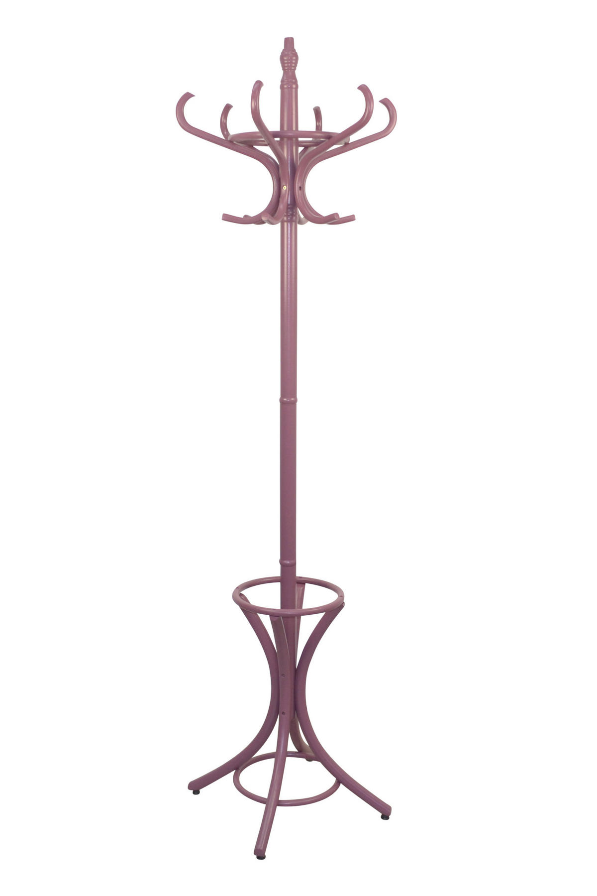 GARDEROBENSTÄNDER in Lila   - Lila, Design, Holz (53/53/184cm) - MID.YOU
