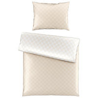 WENDEBETTWÄSCHE Wycom Satin 140/200 cm  - Beige, KONVENTIONELL, Textil (140/200cm) - Esposa