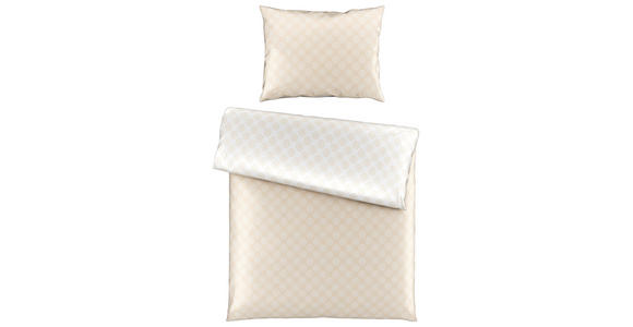 WENDEBETTWÄSCHE Wycom Satin 140/200 cm  - Beige, KONVENTIONELL, Textil (140/200cm) - Esposa