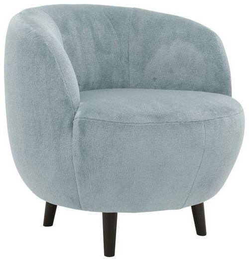 SESSEL in Webstoff Mintgrau  - Mintgrau/Schwarz, Design, Holz/Textil (72/72/76cm) - LOOKS by W.Joop
