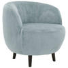 SESSEL Webstoff Mintgrau    - Mintgrau/Schwarz, Design, Holz/Textil (72/72/76cm) - LOOKS by W.Joop