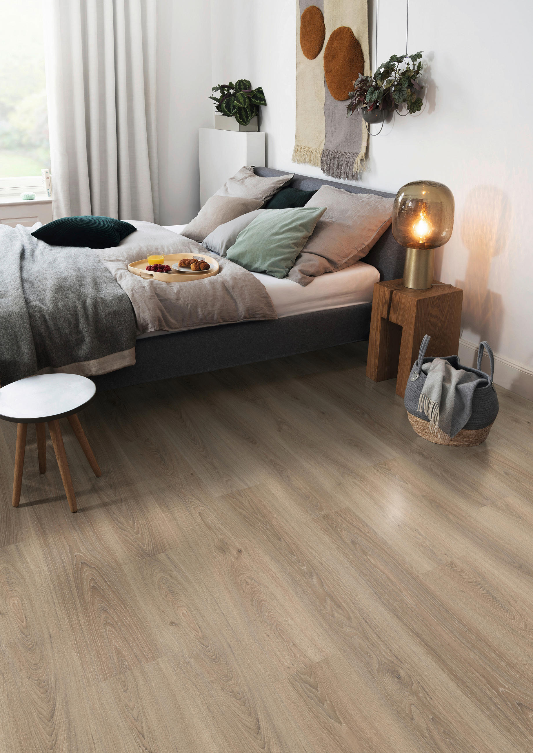 LAMINATBODEN Amiens Eiche EGGER Nature Sense  per  m² - Eichefarben/Grau, KONVENTIONELL, Holzwerkstoff (129.2/19.3/0.8cm) - Egger Holzwerkstoffe