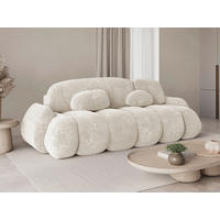 SCHLAFSOFA Creme  - Beige/Creme, Design, Kunststoff/Textil (270/103/113cm) - MID.YOU