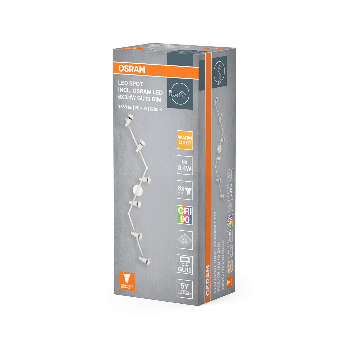 LED-STRAHLER 119,8/9/17,6 cm   - Basics (119,8/9/17,6cm) - Osram