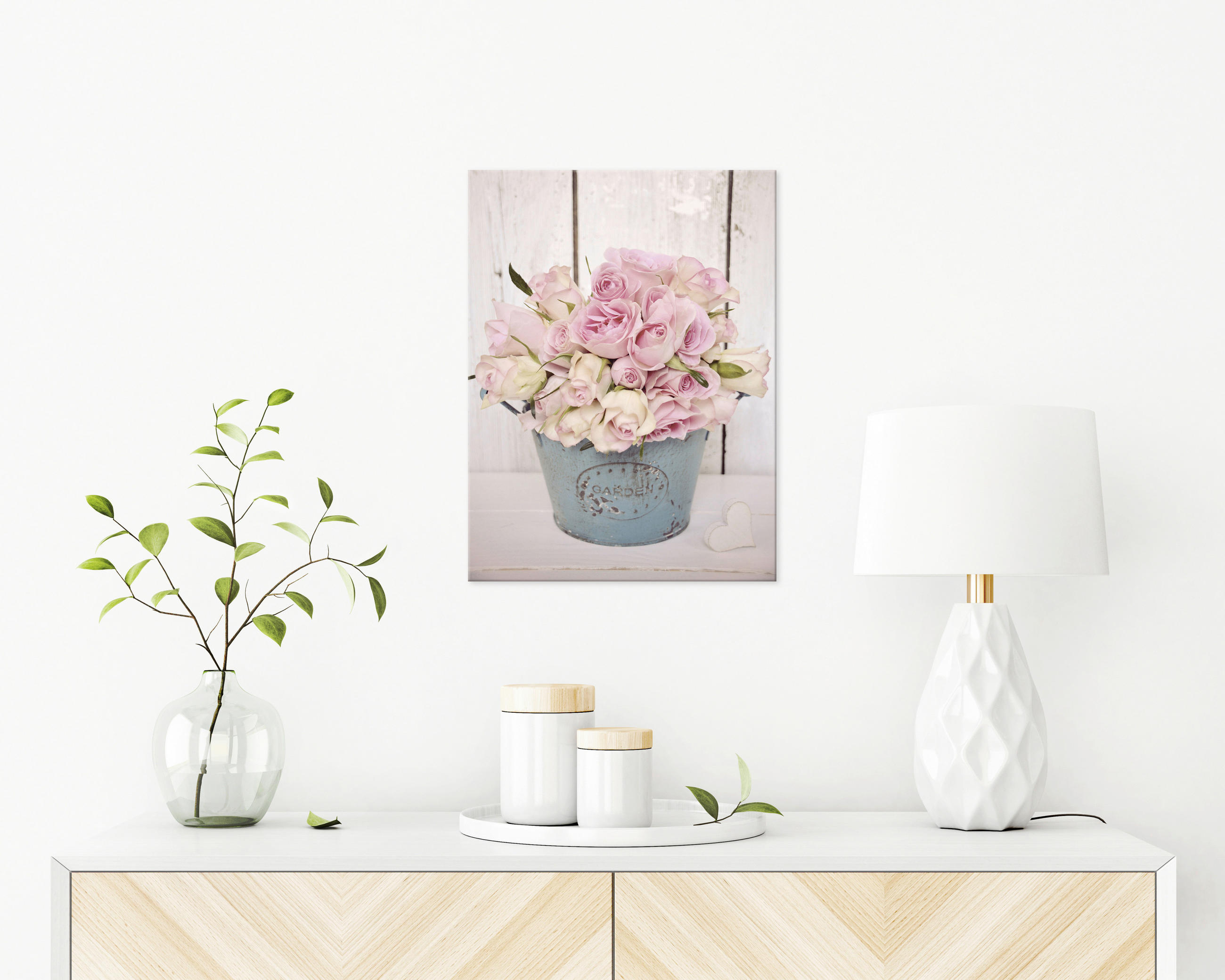 LEINWANDBILD Blumen  - Multicolor, Natur, Holz/Papier (30/40cm) - Euroart