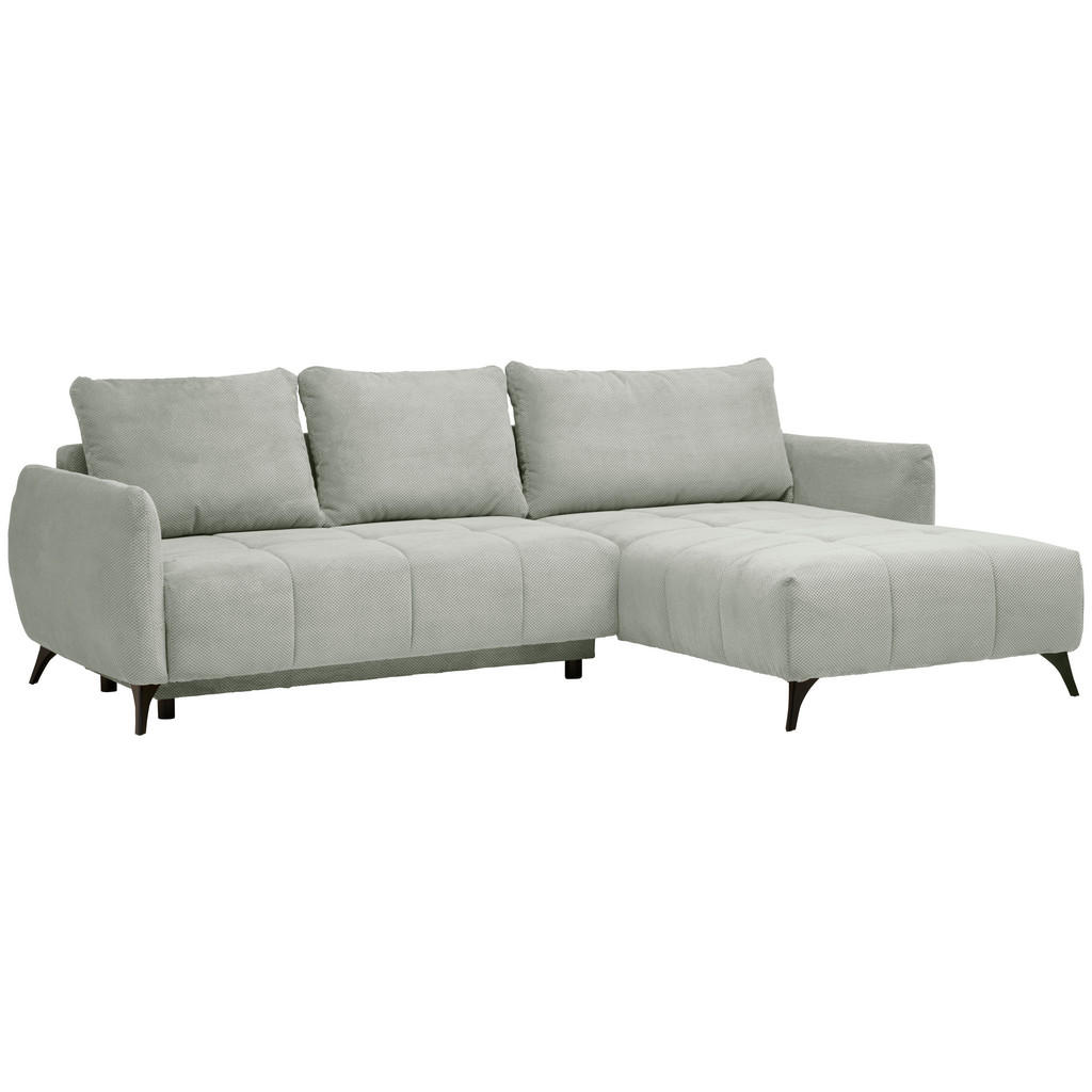 Thumbnail - Stylife Ecksofa, Hellgrau, Textil, 3-Sitzer, Füllung: Schaumstoffflocken, seitenverkehrt montierbar, L-Form, 287x197 cm,...