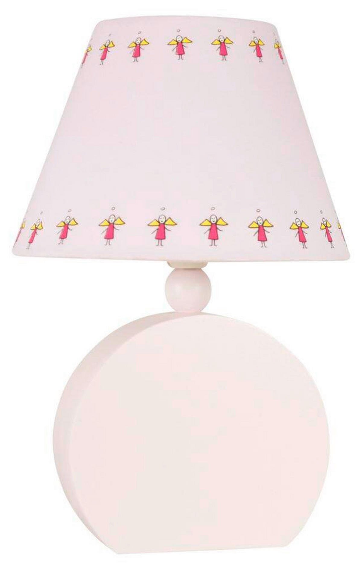 KINDERTISCHLEUCHTE Ofelia  - Pink, Basics, Holzwerkstoff/Textil (18/18/26cm)