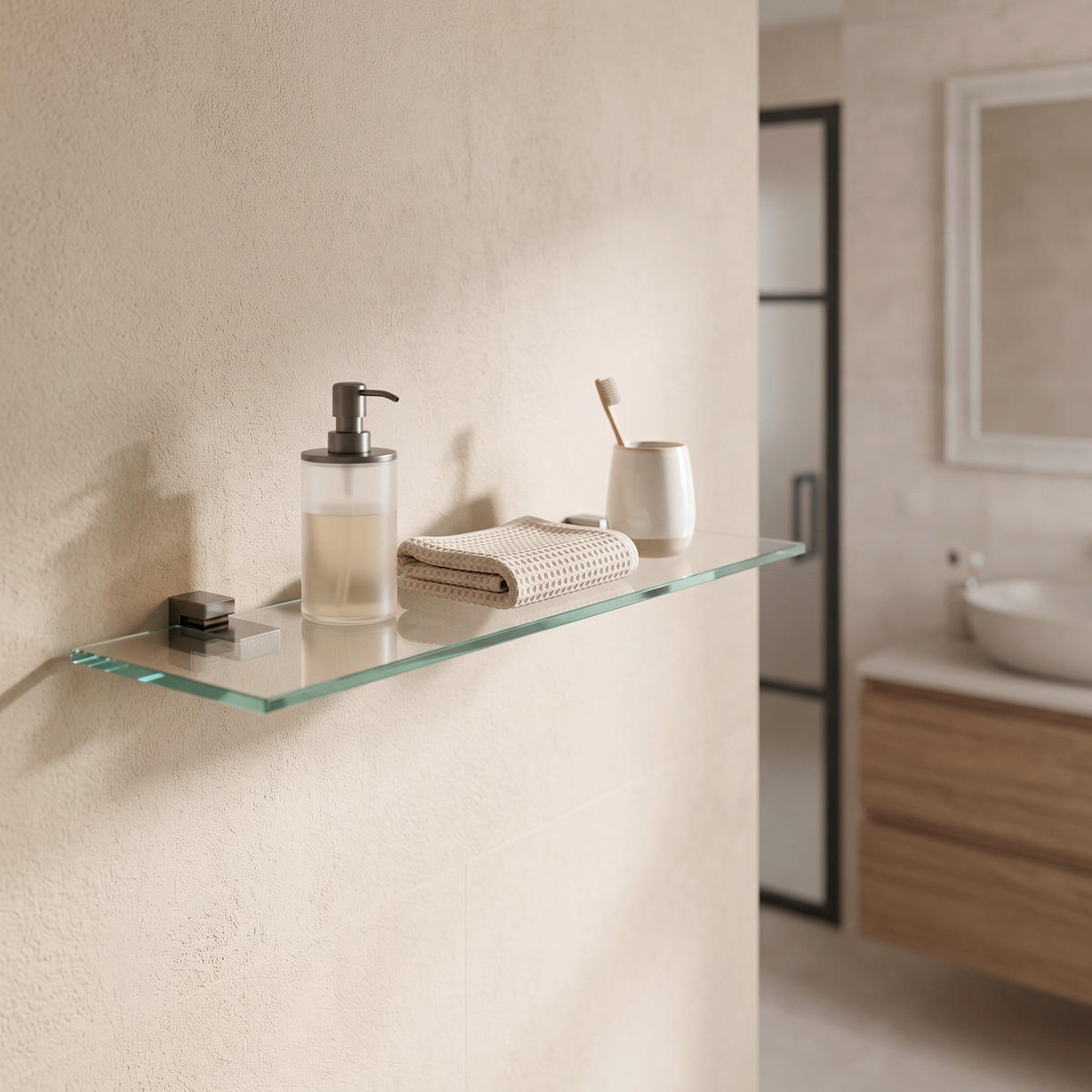 GLASABLAGE Glas Transparent  - Transparent, Basics, Glas (40/12cm) - MID.YOU