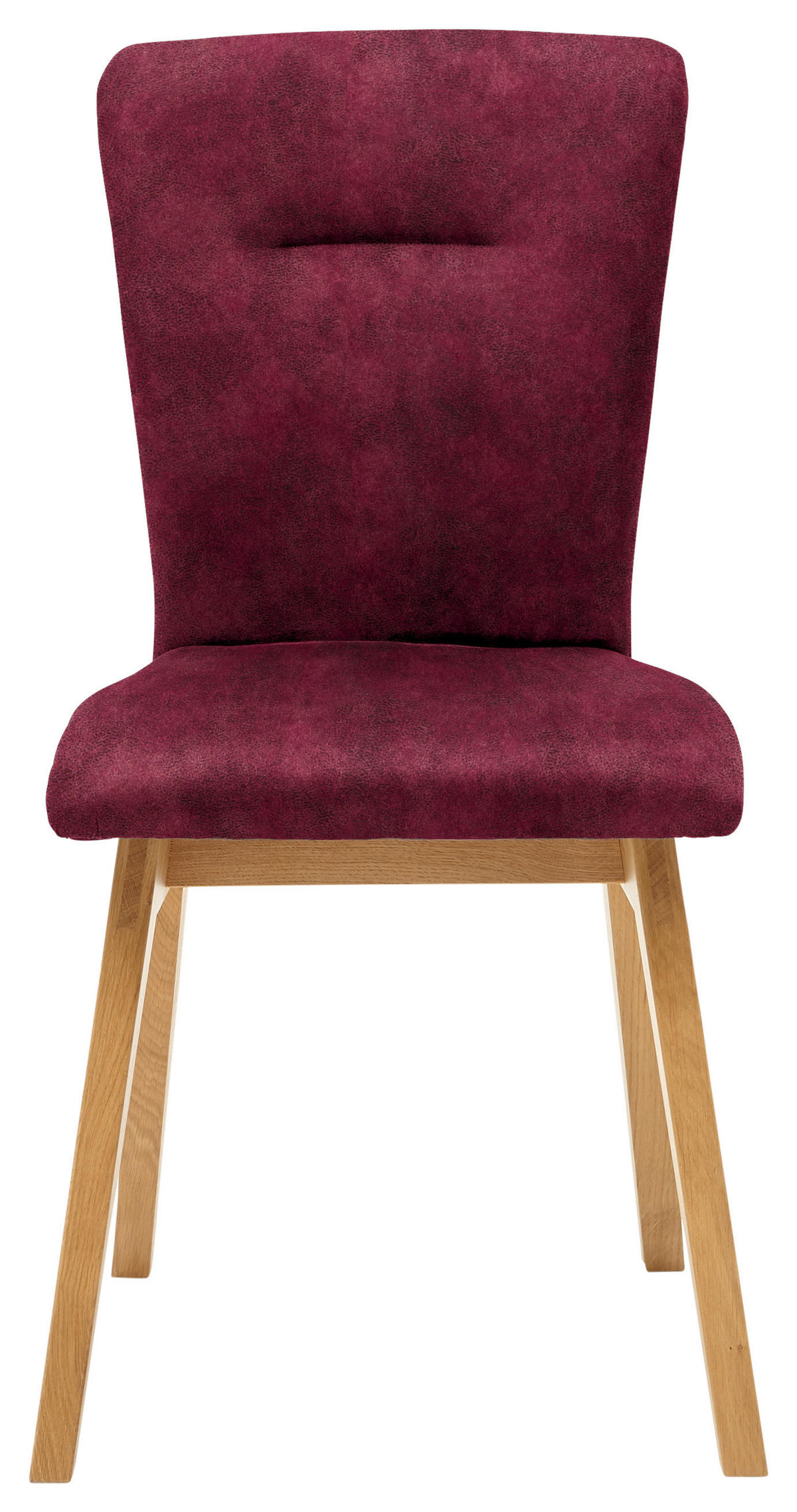 STUHL in Holz, Textil Dunkelrot  - Dunkelrot, KONVENTIONELL, Holz/Textil (46/91/66cm) - Dieter Knoll