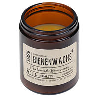 KERZE IM GLAS  - Honig, Basics, Naturmaterialien (6,5/8,1cm) - Steinhart