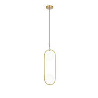 HÄNGELEUCHTE 18,5/15/140 cm  - Messingfarben, Design, Metall (18,5/15/140cm)