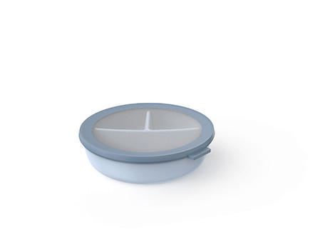 Mepal Bentobox Cirqula Hellblau, Transparent 6 cm