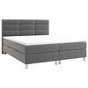 BOXBETT 140/200 cm  in Anthrazit  - Chromfarben/Anthrazit, KONVENTIONELL, Textil/Metall (140/200cm) - Carryhome
