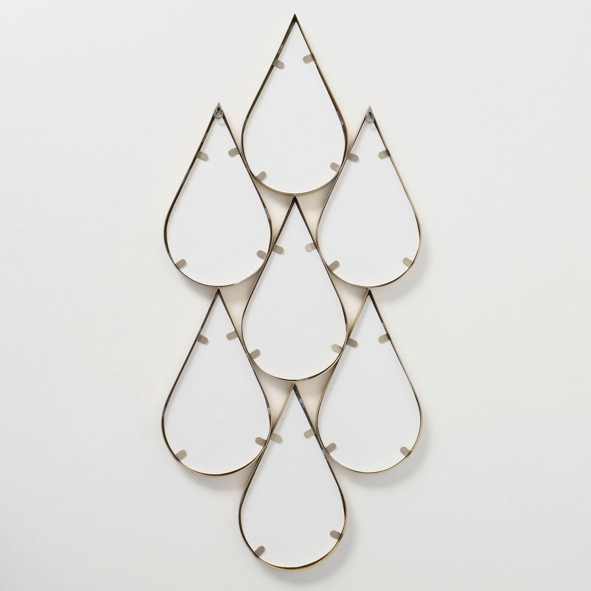 WANDDEKO Metall  - Transparent/Goldfarben, Basics, Metall (46/98/4,5cm) - Boltze Home