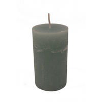 VELIKA SVEČA - pastelno zelena, Basics, naravni materiali (6,8/12cm) - Ambia Home