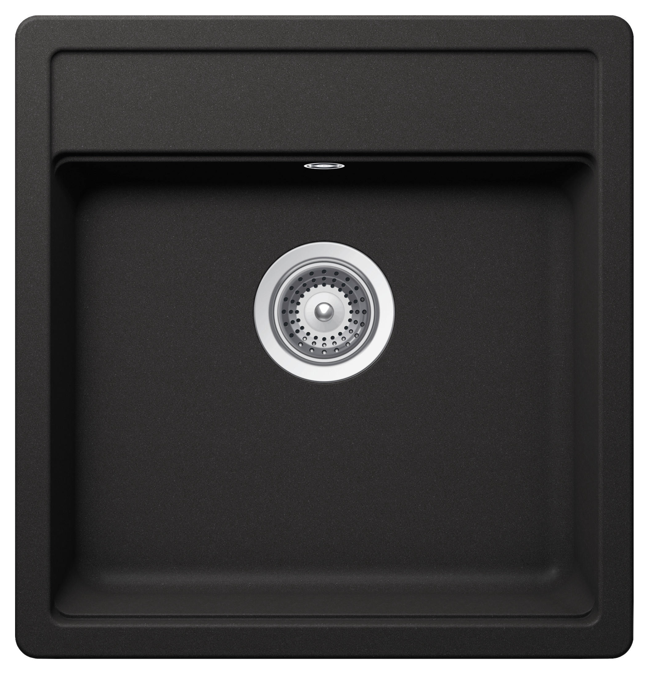 SPÜLE  - Schwarz, Basics, Stein (49/51/29cm) - HKT